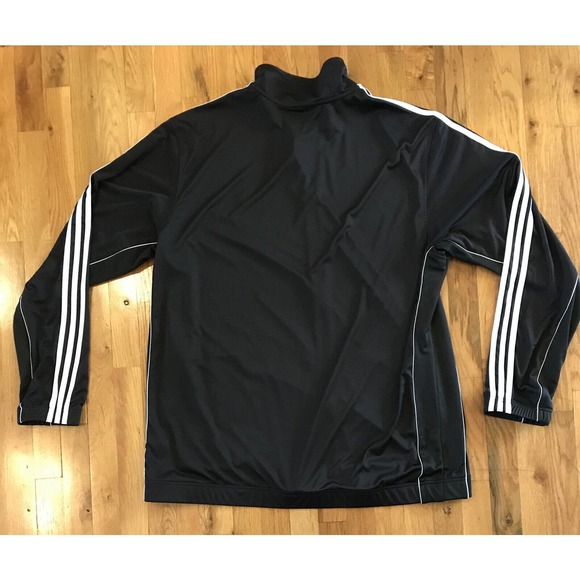 Black Adidas 3 stripe Track Suit Size 2XL Jacket and Pants - New Without Tags - Picture 10 of 10